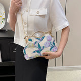 Kylethomasw Luxury Handbag Clutch Bags For Women Three-dimensional flower Women's Bag Exquisite Wedding Embossed Crossbody Bag Evening Bag