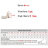 Kylethomasw Luxury Designer White Pearl Bowknot Women Pumps Sexy Pointed Toe High Heels Wedding Prom Shoe PVC Transparent Heeled Sandals