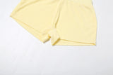 KYLETHOMASW  -  Classic Stretch 2-Piece Set Women Single-Breasted Long Sleeves o-Neck Blouse+Basis Shorts Simple Leisure Street Suits