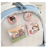 KYLETHOMASW  -  New Trendy Ita Backpacks Teenage Girls Transparent Canvas School Bag High-capacity Print Clear Rucksack  Bolsa Mujer 2025