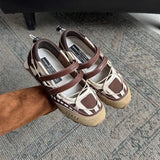 KYLETHOMASW  -  Mary Jane Sports Shoes New Fashion Soft Soled Mesh Breathable Casual Women Flat Shoes Outside Comfy Non-slip Single Shoes