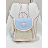KYLETHOMASW  -  Hot Girls Dopamine Mini Backpack Women Fairycore Aesthetic Transparent Ita Bag Mochila Female Sweet Cute Mini Backpacks