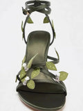 KYLETHOMASW  -  Summer New Style Fashion-able Flower Decorated High Heels Women's Thin Heel Open Toe Sandals