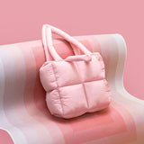 Kylethomasw Fashion Female Clutch Handbags New Space Cotton Handbag Winter for Women Casual Women Shoulder Bags Down Purse Bolsas Sac