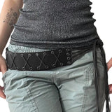 KYLETHOMASW  -  Western style retro personalized tassel strap with corns belt, niche and versatile, fashionable waist cinching and slimming belt