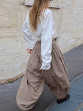 KYLETHOMASW  -  Plaid Wide Leg Pants Women Oversized Sweatpants Streetwear Baggy Joggers Korean Lazy Fashion High Waist Full Trousers