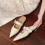 KYLETHOMASW  -  New French Style Low Heel Square Mary Jane Shoes Women's Shoes Slippers Retro Fashionable Small Leather Shoes
