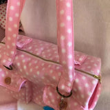 KYLETHOMASW  -  Women Purse and Handbags Sweet Y2k Aesthetic Dots Bag Casual Korean Streetwear Trendy Shoulder Underarm Bags All Match Fashion