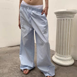 KYLETHOMASW  -  Oversized Y2k Striped Woman's Pants Baggy Harajuku Old Money Casual Basic Trousers Korean Fashion Wide Leg Elastic Waist