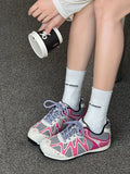 KYLETHOMASW  -  Women's Sneakers 2025 Summer Fashion Breathable Lace Up Running Shoes Outside Soft Soled Lightweight Comfortable Sneakers