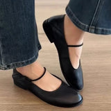 KYLETHOMASW  -  Mary Jane New Style Breathable Flat Shoes Round Toe All-Match Shallow Mouth Casual Female Sneakers Leisure Versatile Women Shoes