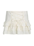 Kylethomasw  Woman Ballet Core Skirt Cute Core A-line Aesthetics Skirt American Style Mini Gyaru A-Line Ins Dress Tide Design Chic Elegant Co