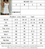 KYLETHOMASW  -  Summer New Suspender Short Skirt Waist Thin Hollow Suspender Dress