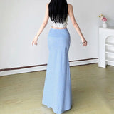 KYLETHOMASW  -  New Fashion Pure Desire Plaid Skirt Women's Waist Slim Fit Hot Girl Fishtail