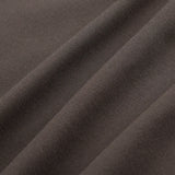 KYLETHOMASW  -  Folds V-neck Top Brown Vintage Slimming Button Short Sleeve T-shirt Casual Basic Streetwear Elegant Cargo Tops Summer