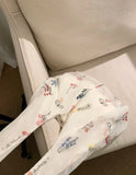 KYLETHOMASW  -  Flower Embroidery Bag Versatile Yarn Shoulder Bags