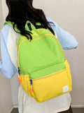 KYLETHOMASW  -  Schoolbag Female Gradient High Value Korean Trend Bags School Students Large Capacity Simple Lightweight Backpacks