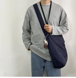 KYLETHOMASW  -  Men and Women Streetwear Travel Crossbody Bags Korean Letter Embroidery Y2k Handbags Trendy Casual All Match Shoulder Bag Women