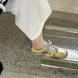 KYLETHOMASW  -  Women's Sports Shoes  Breathable Soft-Soled Forrest Gump Shoes  2025 New Genuine Leather Dad Shoes German Training Shoes