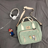 KYLETHOMASW  -  Kawaii Backpack Women Back Pack Cute Mochila Japanese High School Girls Backpack School Bags for Teenage Girls Multi Pockets Sac