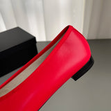 KYLETHOMASW  -  New Knot Flat Bot Single Shoes Women's Slip-On Ballet Shoes Mary Janes Spring and Autumn Casual Fashion Footwear