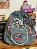 KYLETHOMASW  -  Love Embroidery Series Original Shoulder Cowboy Bag Student Party Bag Retro Handbag Y2k Backpack