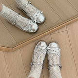 KYLETHOMASW  -  Designer Spring Women Mary Jane Shoes Fashion Square Toe Ladies Comfort Soft Sole Flats Women's Comfort Ballerinas Shoes