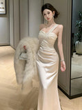 KYLETHOMASW  -  Gown Evening Women Sexy One Shoulder Skinny Maxi Dress Elegant Lady Formal Occasion Party Prom Birthday Vestido Robe Clothes New