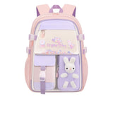 KYLETHOMASW  -  Side-Open Rabbit Children Backpack Oxford Korean Style Shoulders Bag Commute Refrigerator Style Door Opening Student School Bag