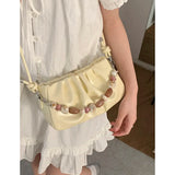 KYLETHOMASW  -  Ins Pleated Underarm Bag for Women 2025 New Spring/summer Fashion Handbag Versatile Crossbody Bags