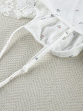 KYLETHOMASW  -  Printing Female Pajama Spaghetti Strap Sleepwear Backless Nightgown Sleeveless Nightie Mini Dress Casual Home Clothes
