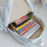 KYLETHOMASW  -  School Student Mochila Dot Bow Stripe Bag Commuter Mochilas Mujer High Capaci Backpacks Lace Backpack Sweet Bolsas Feminina