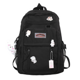 Kylethomasw my Melody Japanese girl student backpack cinnamon cute cartoon backpack pendant