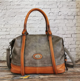 Kylethomasw Vintage Handbag New 2021 Leather Bags for Women Lady's Travel Totes Hand Bag Large Capacity Shoulder Designer Bolsa Femini