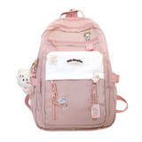 Kylethomasw my Melody Japanese girl student backpack cinnamon cute cartoon backpack pendant