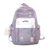 Kylethomasw my Melody Japanese girl student backpack cinnamon cute cartoon backpack pendant