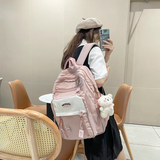 Kylethomasw my Melody Japanese girl student backpack cinnamon cute cartoon backpack pendant