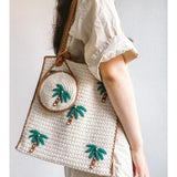 Kylethomasw Designer Fashion Crossbody Bags for Women New Ethnic Style Woven Tote Bag Casual Shopping Party Shoulder Messenger Bag