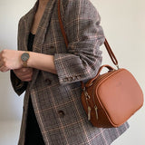 Kylethomasw  Luxury Mini Shoulder Bag Women Soft PU Leather Tote Handbags Brand Designer Crossbody Messenger Bags Ladies Purses