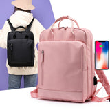 Kylethomasw Women Backpacks Korea Style Design Laptop Bag Fashion Female Waterproof Nylon Shoulder Back Bag Daypack School Teenage Girls