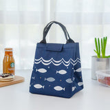 lunch box bag waterproof oxford fabric thermal bag portable picnic food bag insulated lunch bags for kids women girls