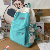 Kylethomasw schoolbag female high school fashion color sen department female backpack day department light college students backpack