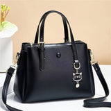 Luxury Brand Designer Soft PU Leather Women's Messenger Bag Large-capacity Tote Handbags Fashion Girls Shoulder Bags For Woman