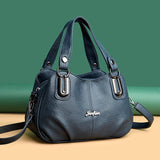 Kylethomasw  Brand Soft Pu Leather Handbag Fashion Crossbody Bags for Women 2021 Luxury Handbag Women Bags Designer Shoulder Bags Tote Bag