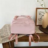 Kylethomasw Female Pink Cute Backpack Women Waterproof Nylon School Backpacks for Teens Schoolbag Harajuku  New Bookbags Back To School