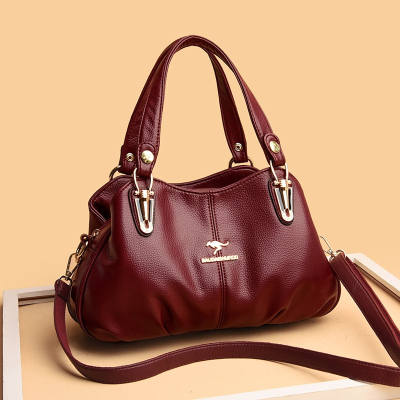 Kylethomasw  3 Layers Pockets Women Handbag Designer Famous Brand Crossbody Bags for Women 2022 Large Capacity Ladies Shoulder Messenger Bags