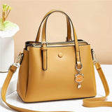 Luxury Brand Designer Soft PU Leather Women's Messenger Bag Large-capacity Tote Handbags Fashion Girls Shoulder Bags For Woman