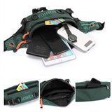 Fashion Letter Waist Bags for Men Casual Nylon Running Waist Packs Cross Body Belt Bag Fanny Pack Travel Storage Chest Bags 2022