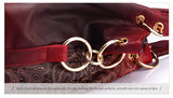 High Quality Top-handle Bag Hollow Out Ombre Handbag Floral Print Shoulder Bag Ladies Pu Leather Tote Bag Female Tassel Handbag