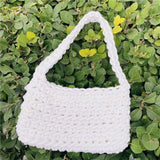 Casual Rope Woven Women Shoulder Bags Designer Knitted Lady Handbags High Quality Summer Beach Small Tote Bali Purses